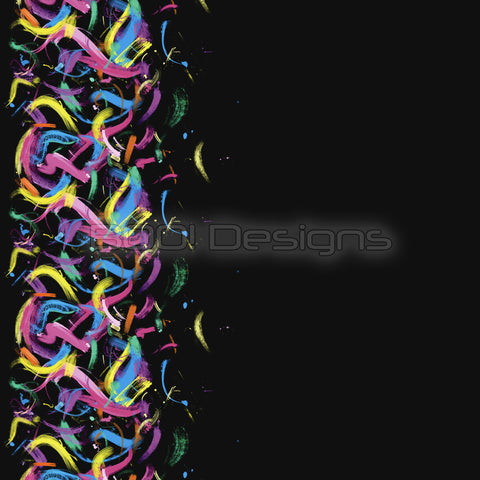 Spandex Abstract Rainbow FULL - Stretch Net 115gsm