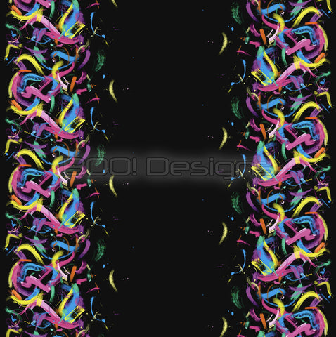 Spandex Abstract Rainbow - Spandex 190gsm