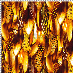 Spandex Warrior Feathers Gold