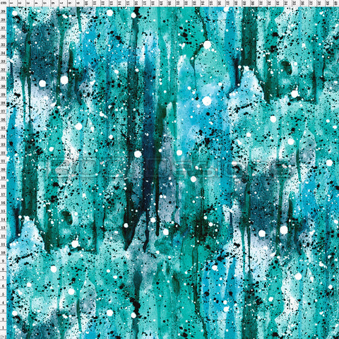 Spandex Warrior Splat Teal