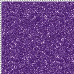 Spandex Printed Glitter Purple