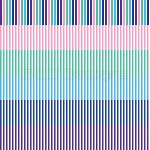 Spandex Stripes Panel Candyland