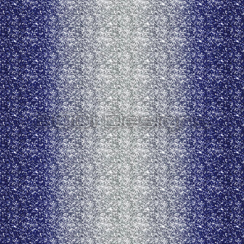 Spandex Glitz Ombre Navy Silver - Spandex 190gsm