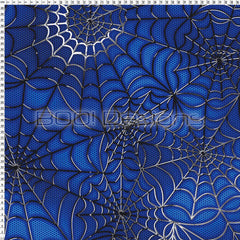 Spandex Webs Blue