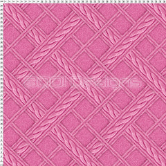 Spandex Printed Knit Check Pink