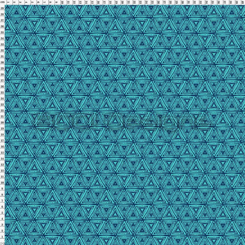 Spandex Roarsome Geo Teal