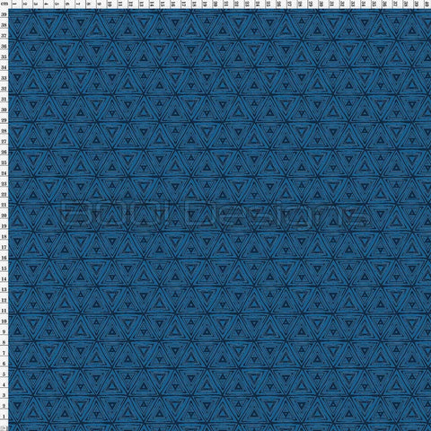 Spandex Roarsome Geo Blue