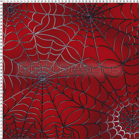 Spandex Webs Red