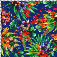 Spandex Zed Floral Navy