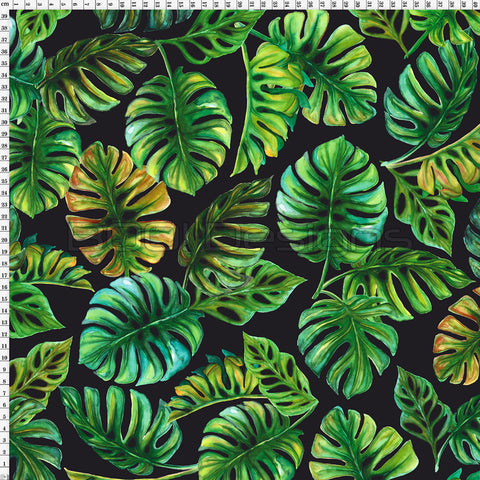 Spandex Zed Monstera Black