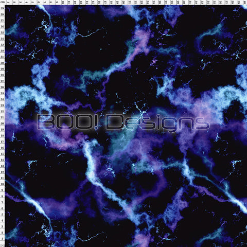Spandex Marble Lightning Purple