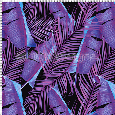 Spandex Majestic Palm Purple