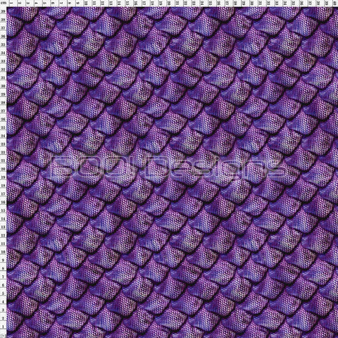 Spandex Scales Purple