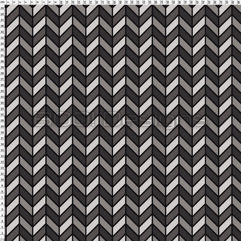 Spandex Chevron Grey