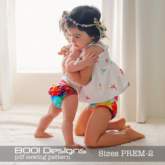 PDF Pattern: Cheekies Nappy Cover