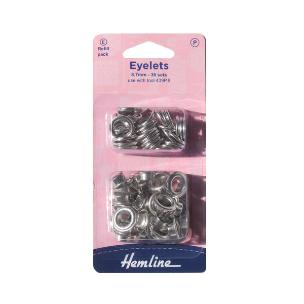 Eyelet Refills 8.7mm Silver