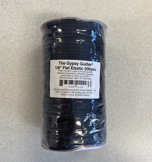 Flat Elastic Black 3mm x 180m