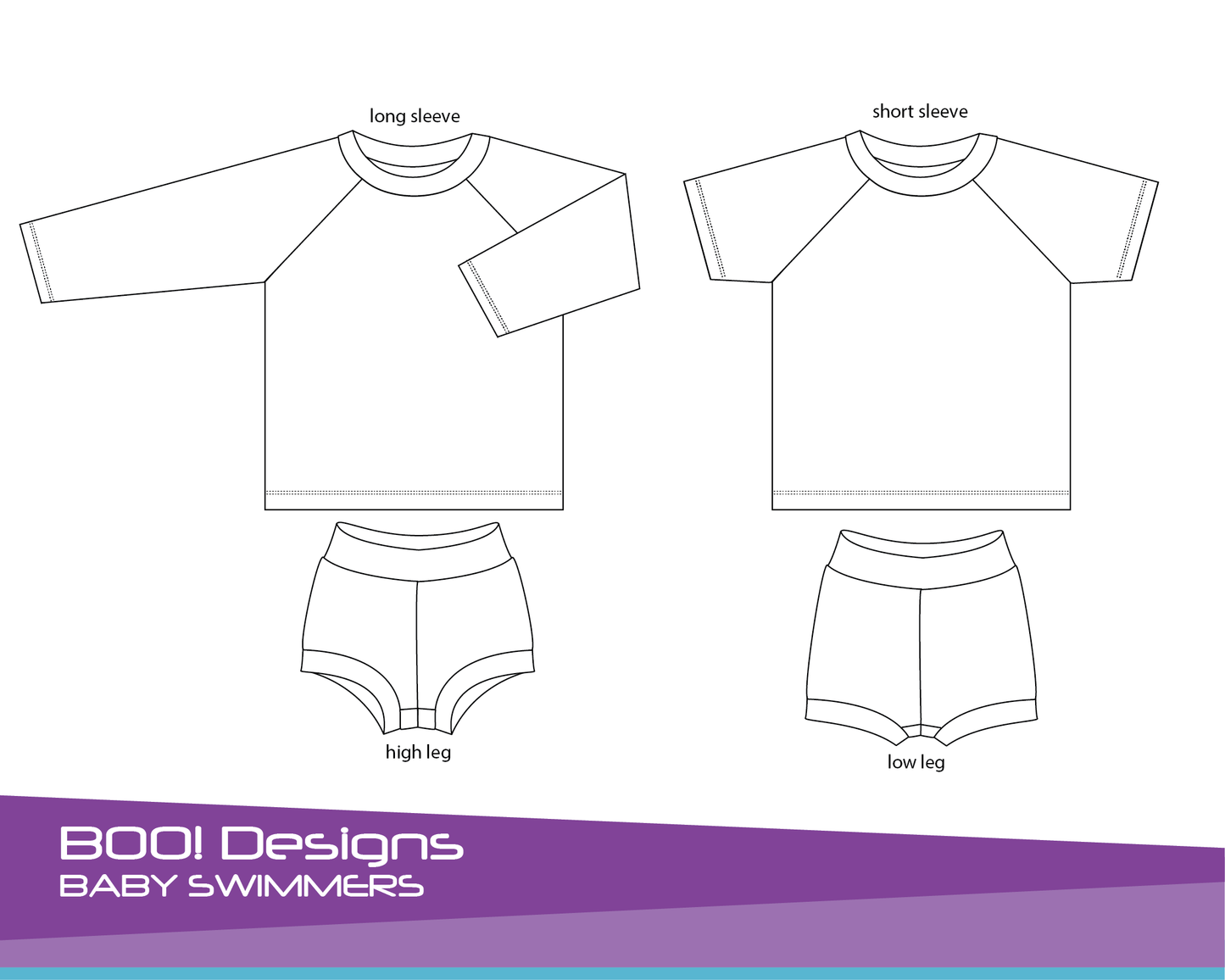 PDF Pattern: Baby Swimmers