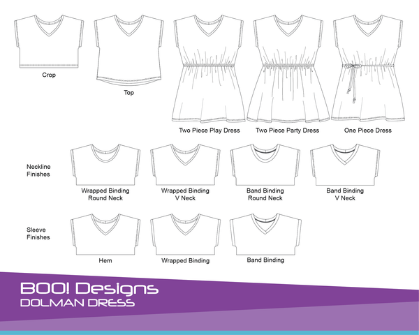 PDF Pattern: Dolman Dress