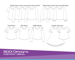 PDF Pattern: Portrait Dress