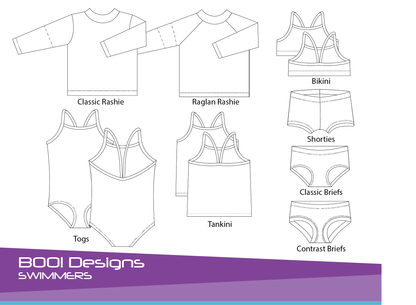 PDF Pattern: Swimmers