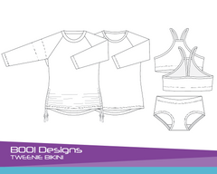 PDF Pattern: Tweenie Bikini
