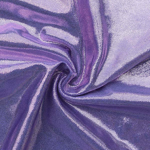 Spandex Metallic Solid Lilac