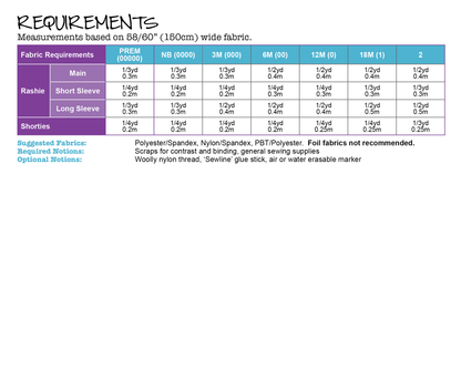 PDF Pattern: Baby Swimmers