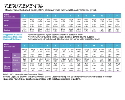 PDF Pattern: Infinity Leotard