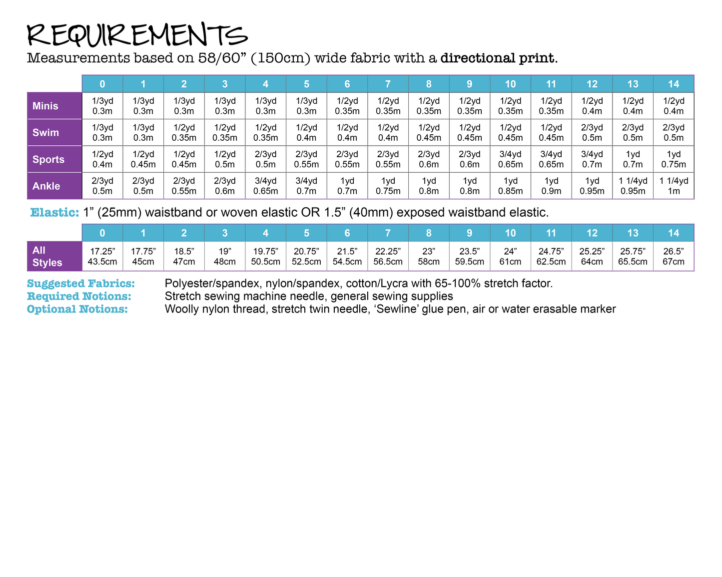 PDF Pattern: Leggings