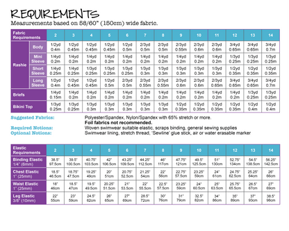 PDF Pattern: Tweenie Bikini