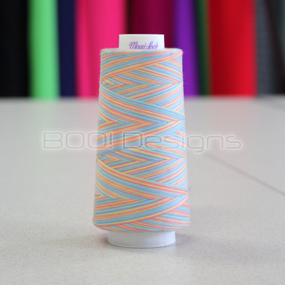 Maxi-Lock Swirls Thread Pastel Sprinkles
