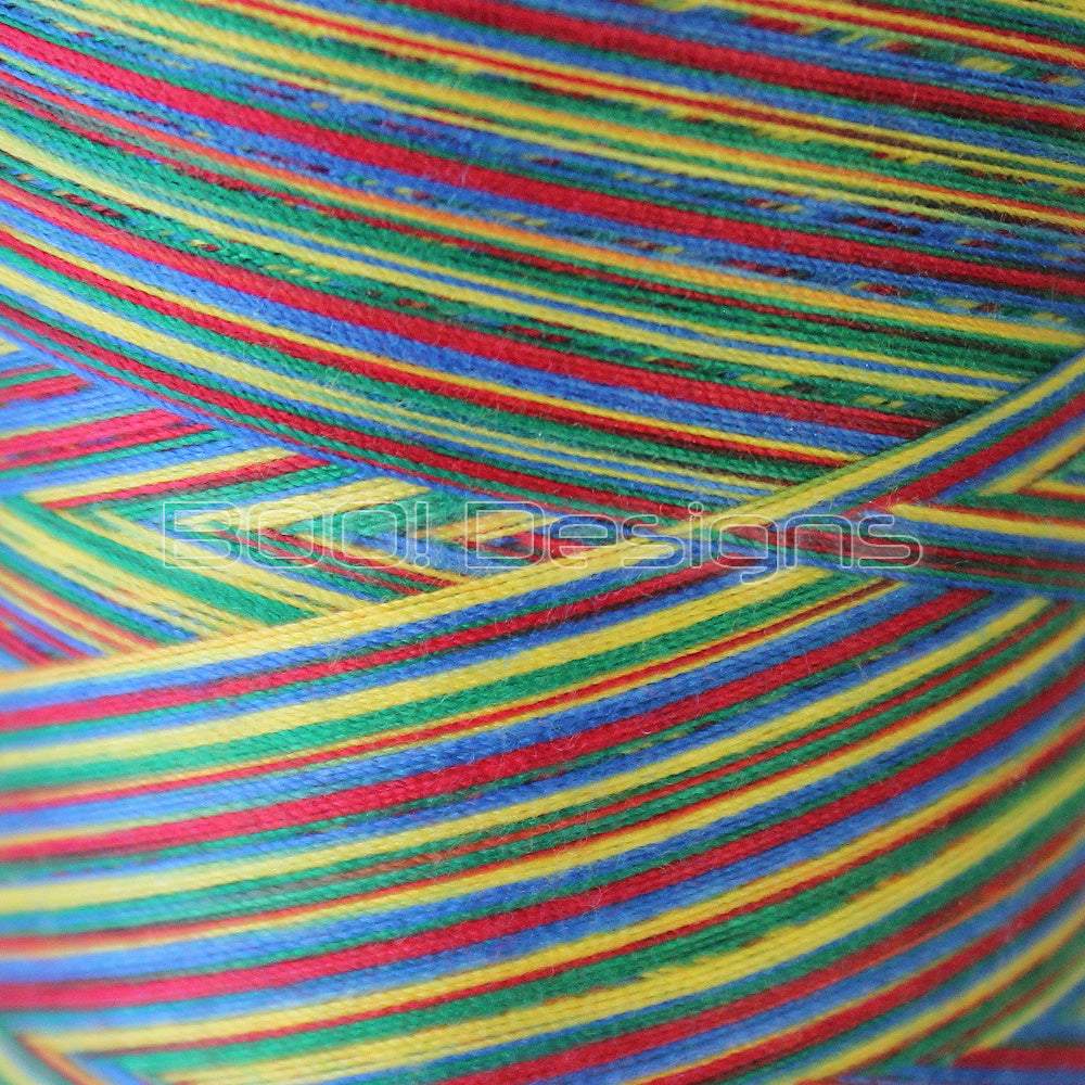 Maxi-Lock Swirls Variegated Serger Thread - Rainbow Swirl