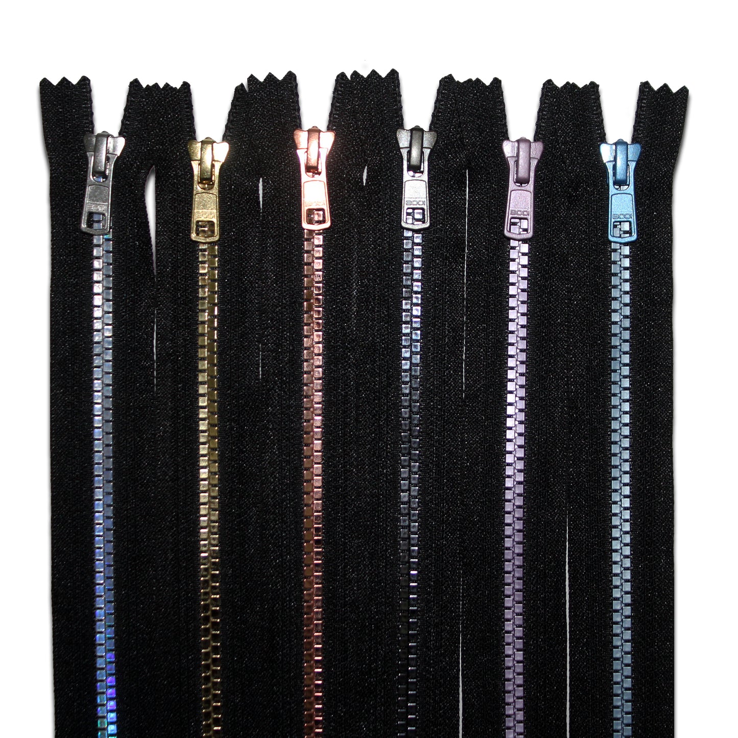 BOO Chunky Zip Closed End Bundle Flat Black