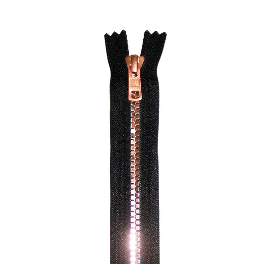 BOO Chunky Zip Closed End Flat Copper