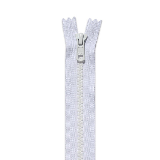 BOO Chunky Zip Closed End White 501